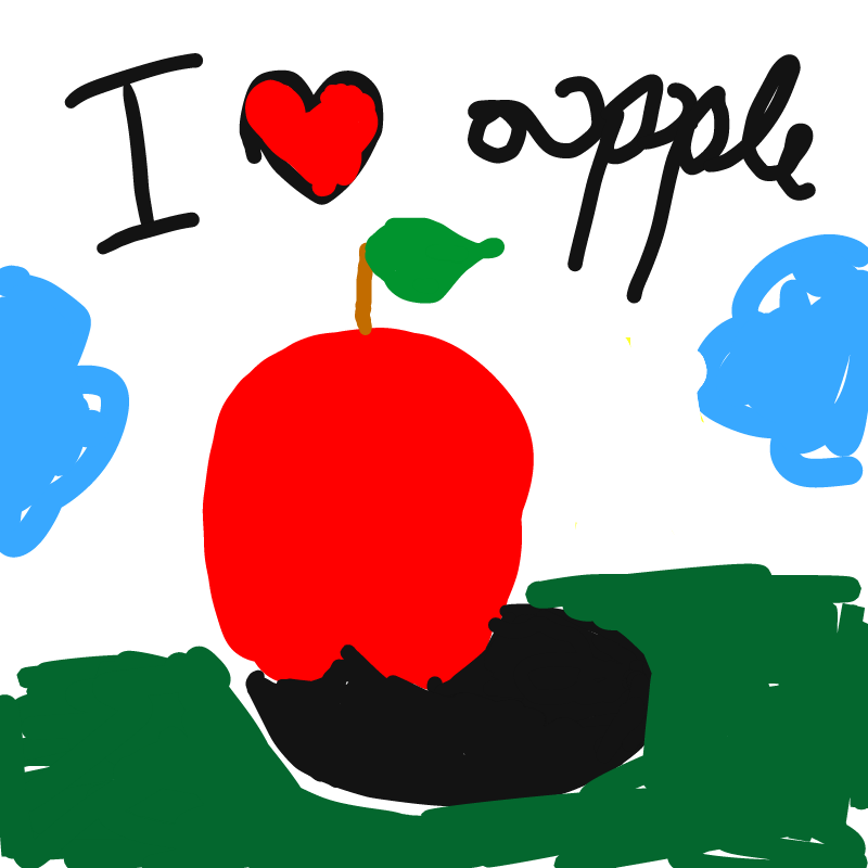 apple : apple 스케치판 ,sketchpan