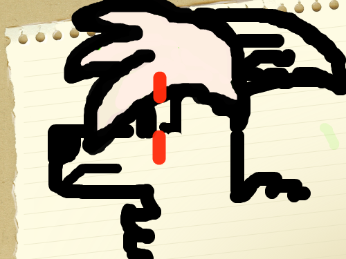 fang : this is a wolf that was scard in a battle  agains his brother. 스케치판 ,sketchpan