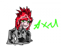 Axel : One of the organization members off of Kingdom hearts 스케치판 ,sketchpan