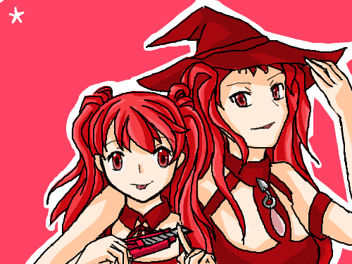 리스카 : 신본격마법소녀리스카 스케치판 ,sketchpan