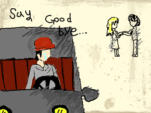 빅뱅 : 아픈남친이 헤어지고 울고있다 스케치판 ,sketchpan