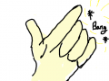 Finger Bang : A finger pretending to be a gun... (?) >. 스케치판 ,sketchpan