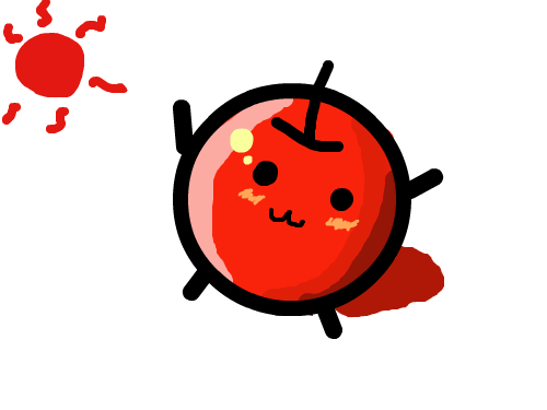 흥무-캐릭터 사과 : 흥무-캐릭터 사과 스케치판 ,sketchpan