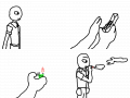 담배를 피우면? : 재앙을 살펴보도록 하자. 스케치판 ,sketchpan