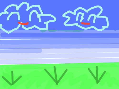 하늘 : ㅇ로니여ㅑ뢴야ㅕ로 스케치판 ,sketchpan