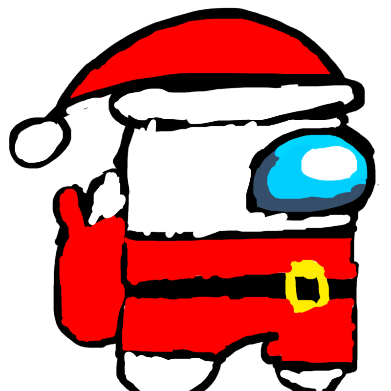 어몽어스 .. : 어몽어스 산타 스케치판 ,sketchpan