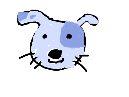 바둑이 : 바둑이에요 스케치판 ,sketchpan