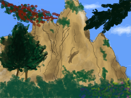 델레브 : 절경입니다. 스케치판 ,sketchpan