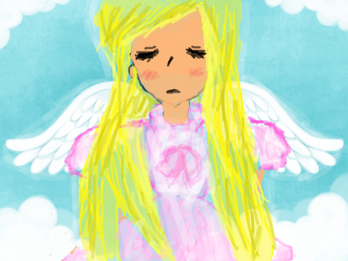 천사되다??? : 소녀!천사되다!! 스케치판 ,sketchpan