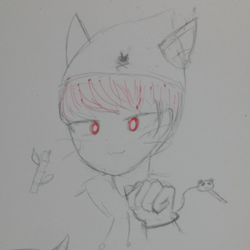 야옹(수염 .. : 야옹(수염 그리고 싶었다) 스케치판 ,sketchpan