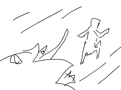 괴물 : 괴물감상하셈 스케치판 ,sketchpan