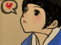소녀 : 소녀 dlqslel 스케치판 ,sketchpan