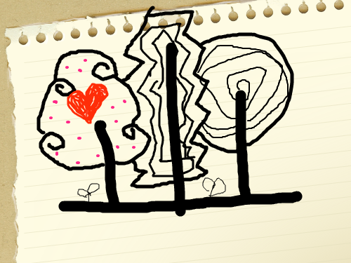 01 유딩나무 : 유딩이 연필로 그린 그림과 흡사하다는...그런 그림... 스케치판 ,sketchpan