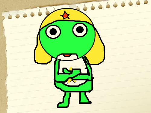 캐로로 : 집에서 그린 캐로로 스케치판 ,sketchpan