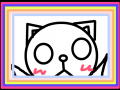 무지게고양이 : 만세하는고양이 스케치판 ,sketchpan