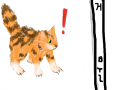 그림수정 : 거울을본고양이!!!! 스케치판 ,sketchpan