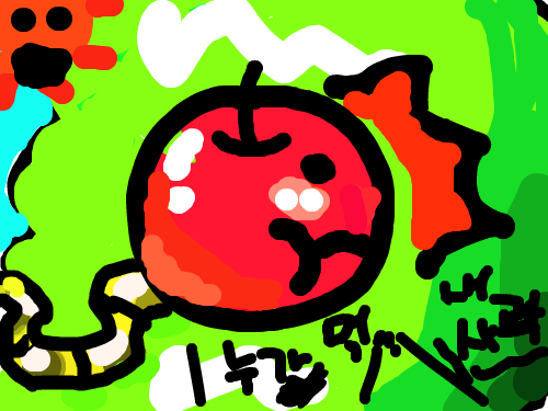02-사과 : 사과그리기 스케치판 ,sketchpan