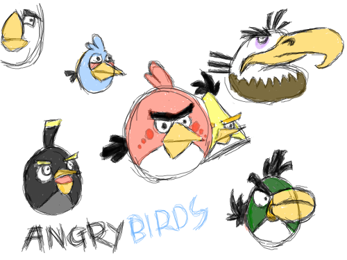 angry birds : 죽여랏!!!!!!!!!!!! 스케치판 ,sketchpan