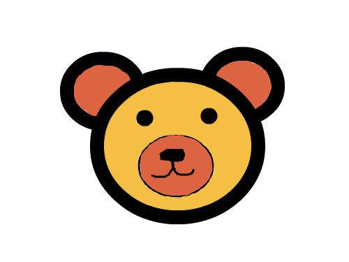 둥근곰 : 네모곰의 아들 스케치판 ,sketchpan