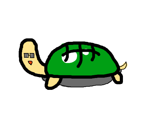 선생 거북 : 선생 거북 입니다. 스케치판 ,sketchpan