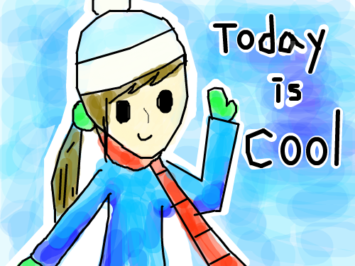 cool~ : 날씨가 추워졌습니다~ 스케치판 ,sketchpan