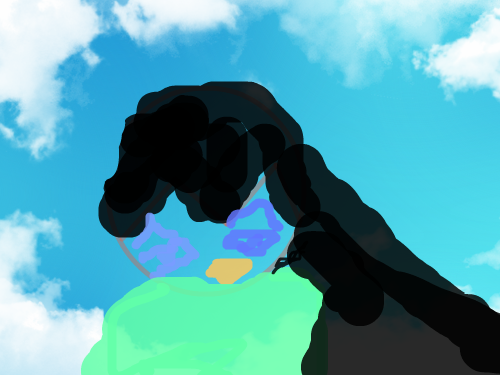예쁜 그림 : 사람이 있다. 스케치판 ,sketchpan