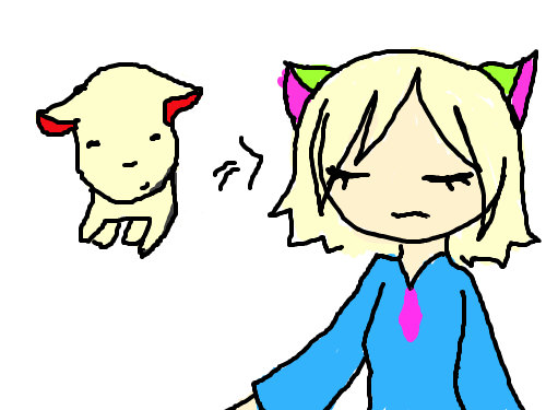 의인화 : 의인화입니다 스케치판 ,sketchpan