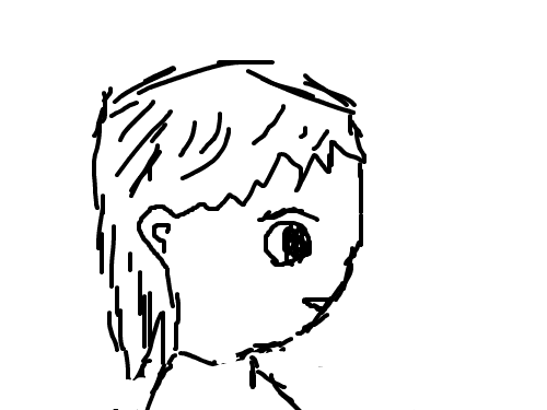 얼굴 : 얼굴을표현햇다... 스케치판 ,sketchpan