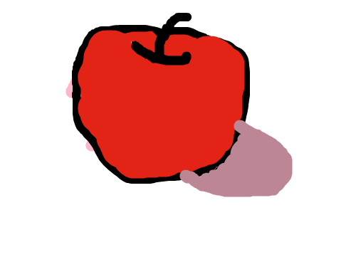 사과 : 사과그리기 스케치판 ,sketchpan