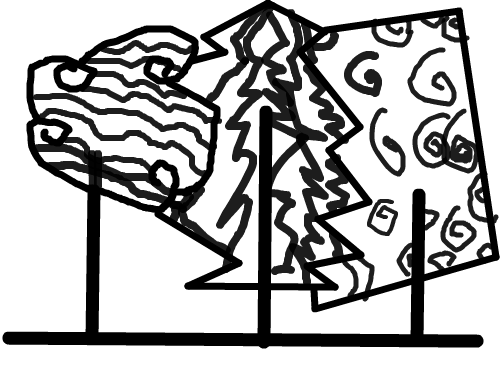 나무 그리고 꾸미기 : 나무 그리고 꾸미기 스케치판 ,sketchpan