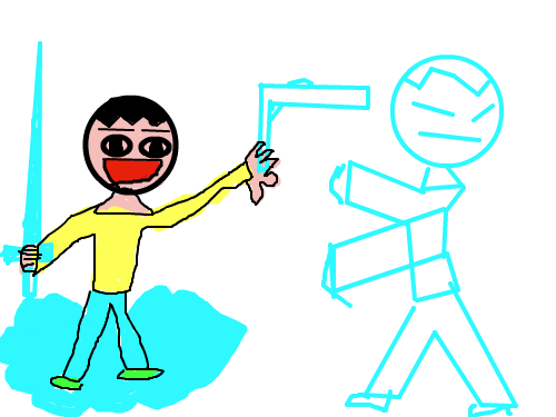 여러가지도형을 이용한 재미있는 상상화 : 여러가지도형을 이용했음. 스케치판 ,sketchpan