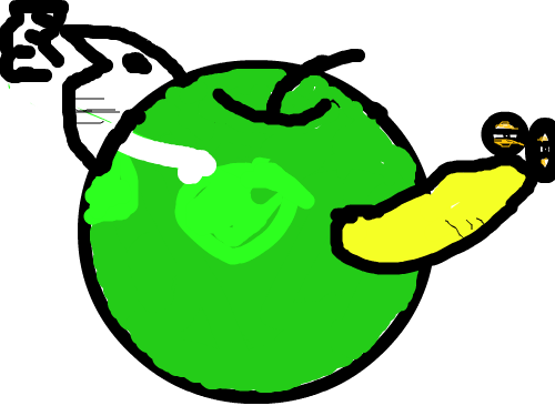 사과 랑 애벌래 : 사과랑 애벌래 그리기 스케치판 ,sketchpan