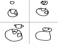 닝겐의음식 먹방 : 닝겐의음식 먹방 스케치판 ,sketchpan