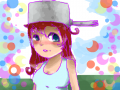 pan : girl wearing a pan 스케치판 ,sketchpan