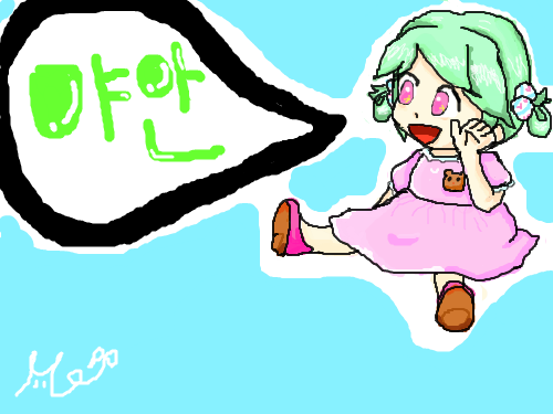 마얀이라져 : 뭘로그린걸까여? 스케치판 ,sketchpan