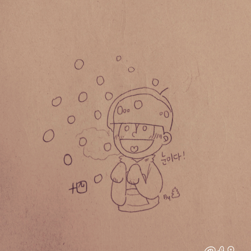 경주에도 .. : 경주에도 눈이 스케치판 ,sketchpan