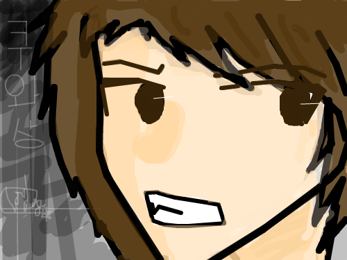 보르조이 : 쿠와상입니다. 아무래도 무섭다 이 표정..;; 스케치판 ,sketchpan