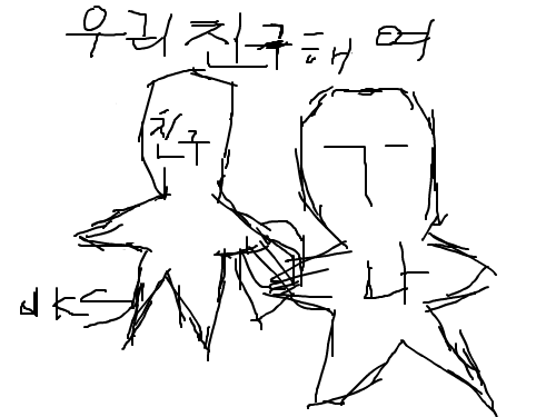 친구하실불친구신청하삼 : 친구해요 스케치판 ,sketchpan