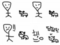 강아지!! 이름하야 식인강아지!! : 강아지가 악어보다 입이 크고, 하마보다 입이 커서 사람을 먹는 식인 강아지였다 본래는 엄청 귀여운 달마시안! 스케치판 ,sketchpan
