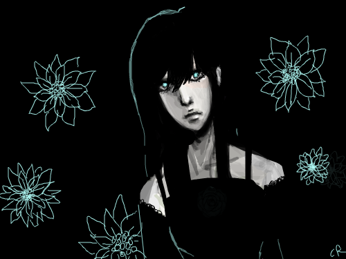 소녀 : ......... 스케치판 ,sketchpan