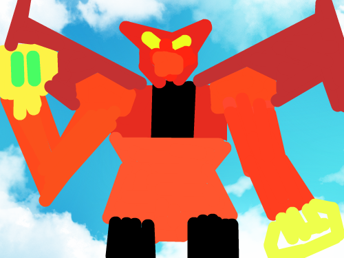 마징가제트 : 첫작품입니다 스케치판 ,sketchpan