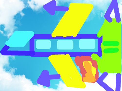 비행기 : 비행기 입니다 스케치판 ,sketchpan