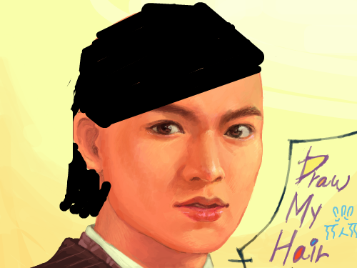 구준표   이게뭐야! : 남자머리 스케치판 ,sketchpan