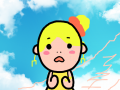 머리모양 : 나의 머리입니다. 스케치판 ,sketchpan