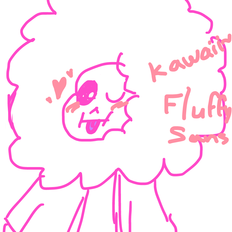 Fluffy San.. : Fluffy Sans 스케치판 ,sketchpan