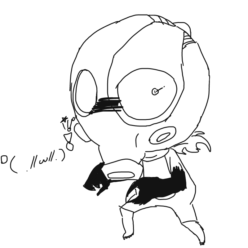 Flameme ( .. : Flameme ( full body) 스케치판 ,sketchpan