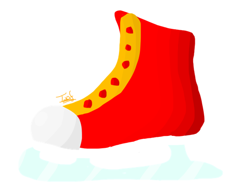 Ice skates.. : Ice skates! (How to draw) 스케치판 ,sketchpan