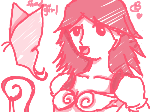 ShadowGirl 1 : My friend Shadowgirl97's avitar 스케치판 ,sketchpan