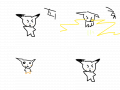 칭구가 그림 : 피카츗? 내 칭구 희안 함. 스케치판 ,sketchpan
