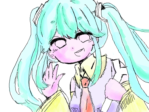 내맘대로 미쿠색칠 : ㅋㅋㅋㅋ 스케치판 ,sketchpan